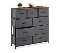 Relaxdays Chest of Drawers, 9 Compartments