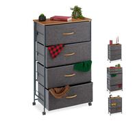 Relaxdays Chest of Drawers of Casters