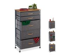 Relaxdays Chest of Drawers of Casters