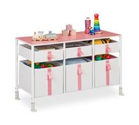 Relaxdays Chest of Drawers with 6 Compartments