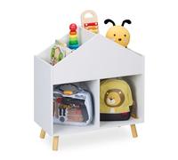 Relaxdays Children's bookcase in house shape