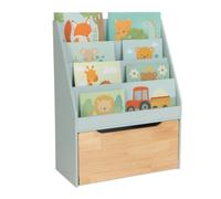 Relaxdays Children's bookcase with toy box