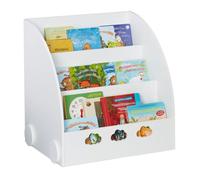 Relaxdays Children's Bookshelf in White