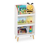 Relaxdays Children's Bookshelf with 3 Shelves