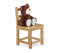 Relaxdays Children's Chair RUSTICO Natural