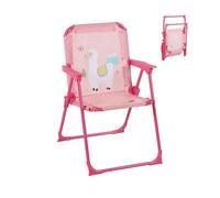 Relaxdays Children's Folding Camping Chair with Design, Lightweight, Portable, Multicoloured, 51.5x36x37.5 cm
