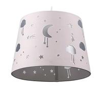 Relaxdays Children's Pendant Light, Evening Sky Ceiling Lamp for Kids, Pink, 119x27x27 cm