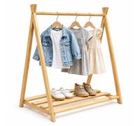 Relaxdays Children's pine clothes rack