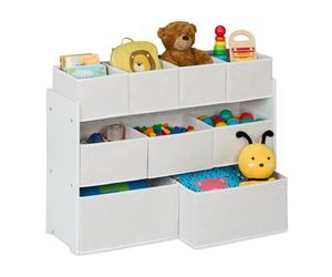 Relaxdays Children's Storage Unit with 9 Boxes