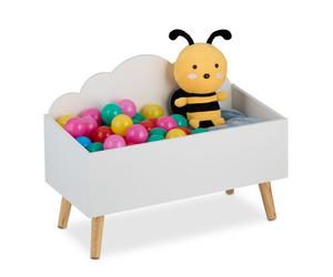 Relaxdays Children's Toy Chest in Cloud Design