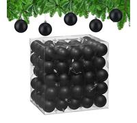 Relaxdays Set of 100 Matte Christmas Baubles