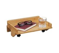 Relaxdays Clamp-on Bedside Table Bamboo