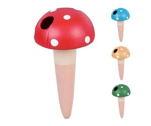 Relaxdays Clay Cone Mushroom Design Set of 4
