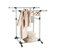 Relaxdays Clothes rack, 2 poles