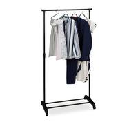 Relaxdays Clothes Rack With Shelf On Wheels