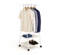 Relaxdays Coat rack 2 fleece trays