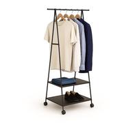 Relaxdays Coat rack 2 fleece trays