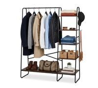 Relaxdays Coat rack, 6 shelves