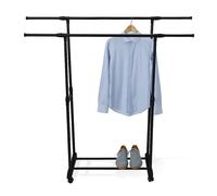Relaxdays Coat rack with 2 rails