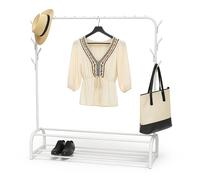 Relaxdays Coat rack with 2 shelves