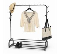 Relaxdays Coat rack with 2 shelves