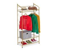 Relaxdays Coat Rack With 3 Shelves