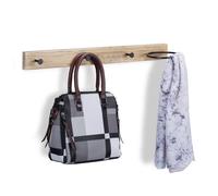 Relaxdays Coat Rack with Scarf Ring