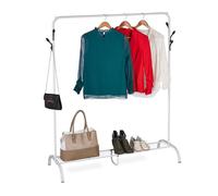 Relaxdays Coat Rack With Shelf and Hooks