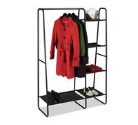 Relaxdays Coat Rack with Shelves
