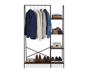 Relaxdays Coatrack with 5 shelves