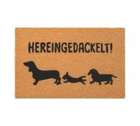 Relaxdays Coconut Animal Doormat, 60x40 cm