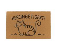 Relaxdays Coconut Animal Doormat 60x40 cm