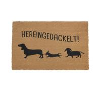 Relaxdays Coconut doormat Animals 80x50 cm