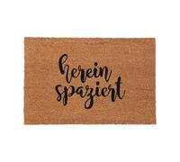 Relaxdays Coconut doormat Hereinspaziert