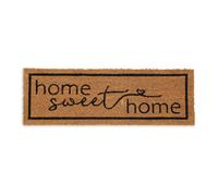 Relaxdays Coconut Doormat "Home sweet Home" Print