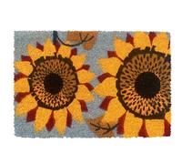 Relaxdays Coconut Doormat, Plants, 60x40 cm