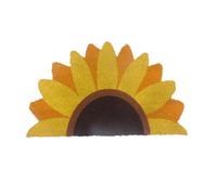 Relaxdays Coconut half-round doormat, 80 x 50 cm