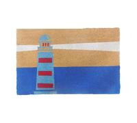 Relaxdays Coconut patterned doormat, 80 x 50 cm