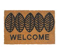 Relaxdays Coconut & PVC doormat, 60x40 cm
