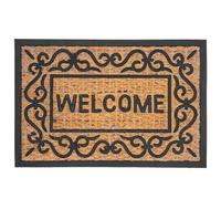 Relaxdays Coconut & PVC doormat, 60x40 cm