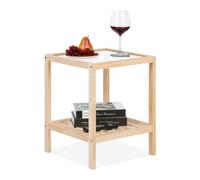 Relaxdays Coffee Table with Glass Top