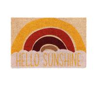 Relaxdays Coir Doormat 'Hello Sunshine'
