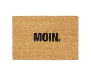 Relaxdays Coir Doormat "Moin."