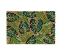 Relaxdays Coconut Doormat, 60% 40% Plastic, Brown/Green, 1.5 x 60 x 40 cm