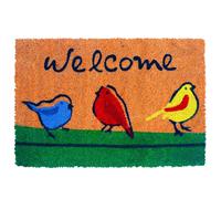 Relaxdays Coir Doormat: Welcome