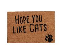 Relaxdays Coir Doormat with Animal Theme