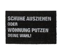 Relaxdays Coir Doormat with German Phrase