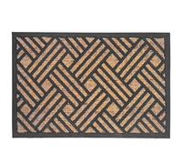 Relaxdays Coir & PVC doormat, 60 x 40 cm