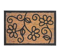 Relaxdays Coir & PVC doormat, 60 x 40 cm