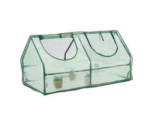 Relaxdays Cold Frame with Windows Green